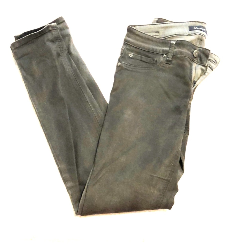 Level 99 grey sheen Liza skinny jeans size 27